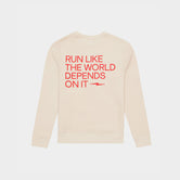 Women's Graphic Sweatshirt - Sand/Red