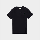 Men's Graphic Performance T-Shirt - Black/Solar Green