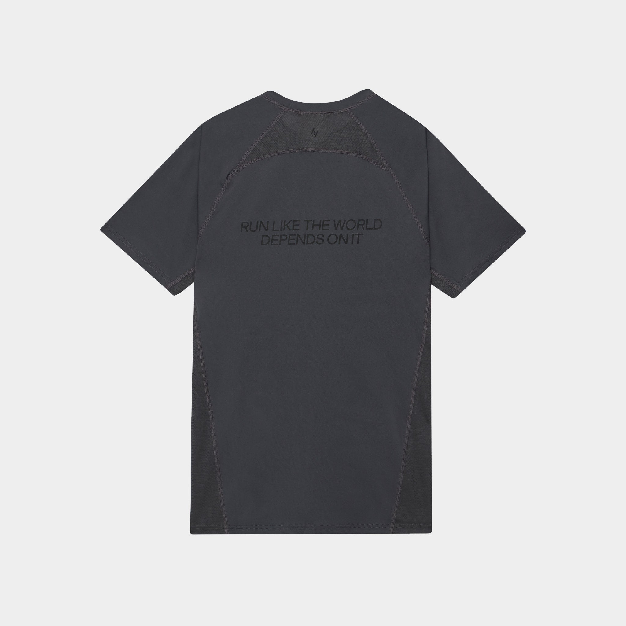Men's Graphic Performance T-Shirt - Charcoal/Red