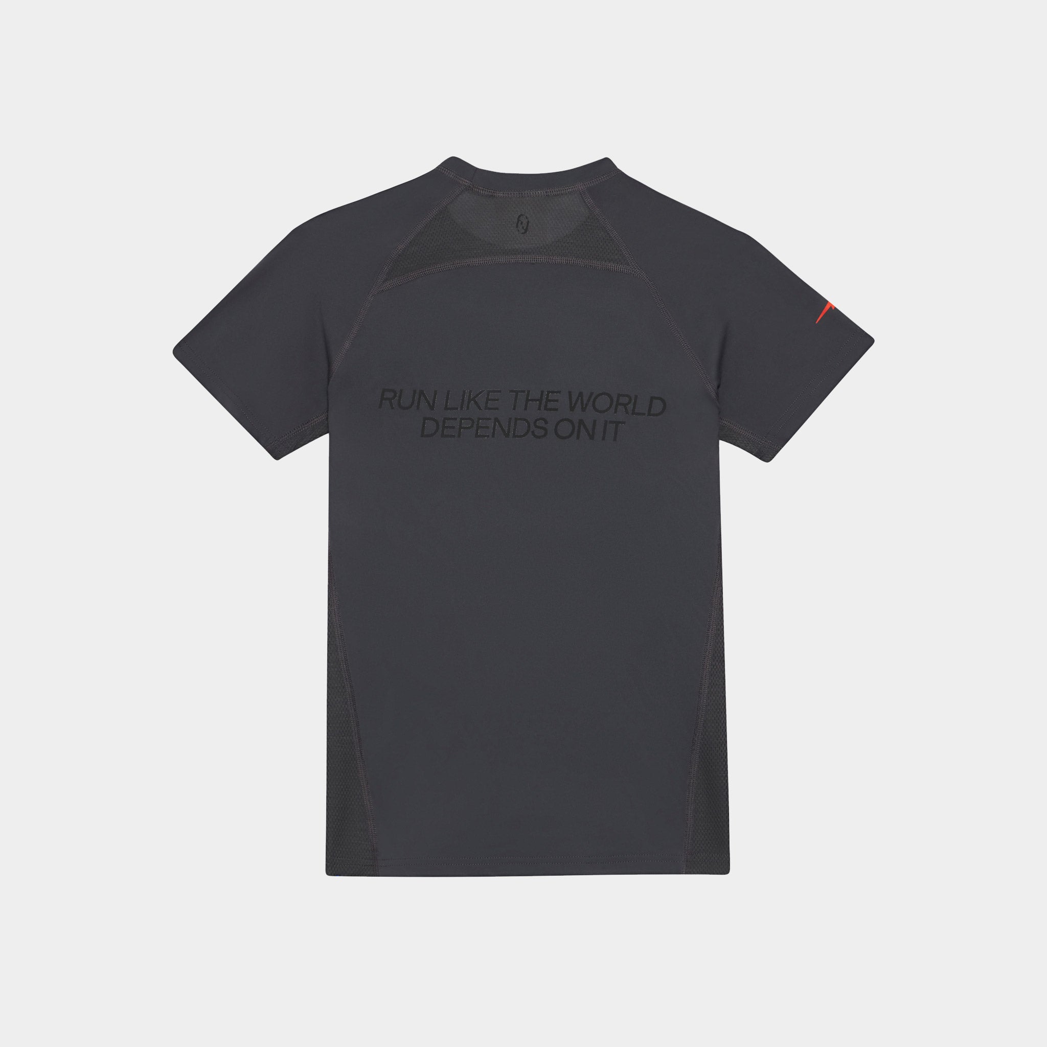 Women's Graphic Performance T-Shirt - Charcoal/Red