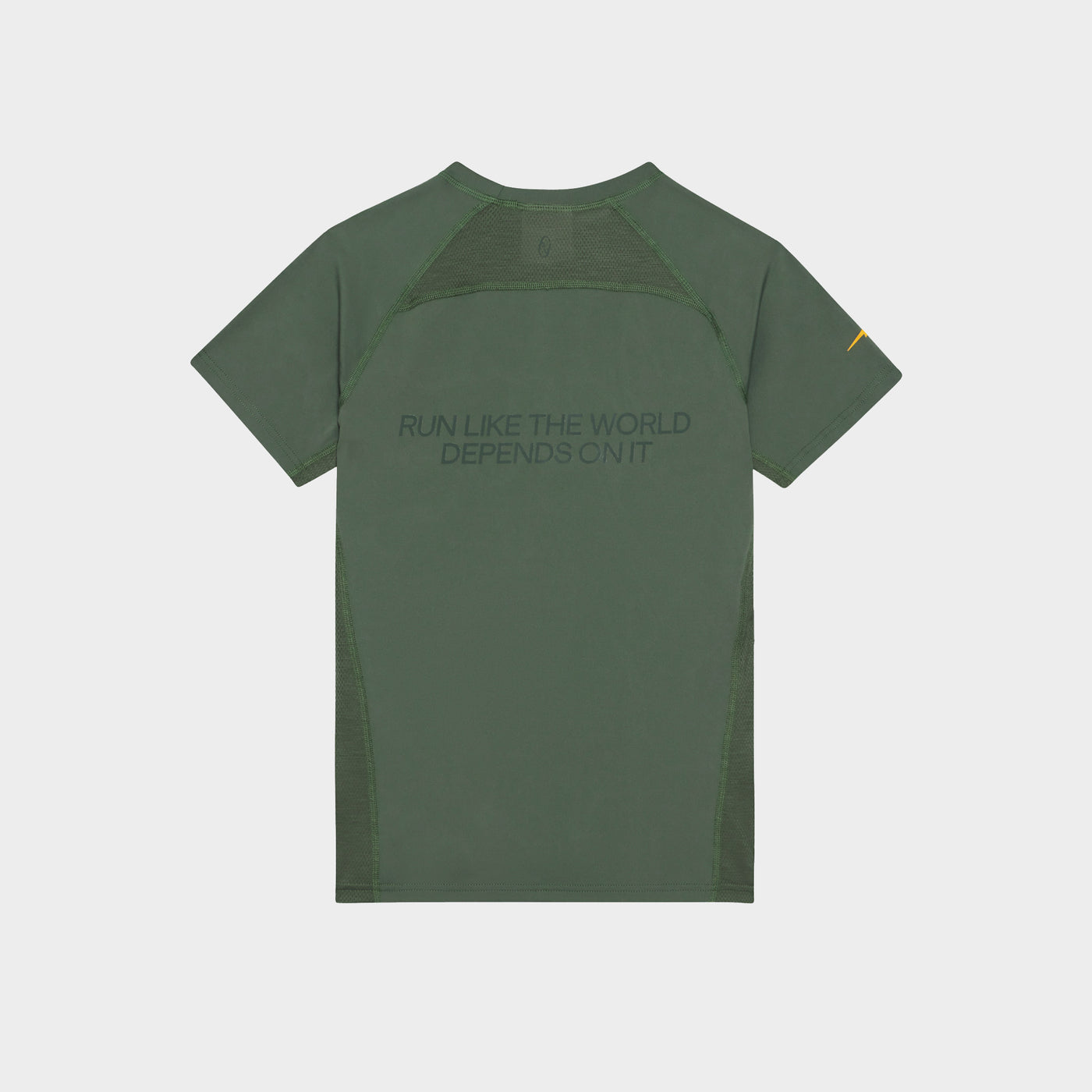 Women's Graphic Performance T-Shirt - Khaki/Orange
