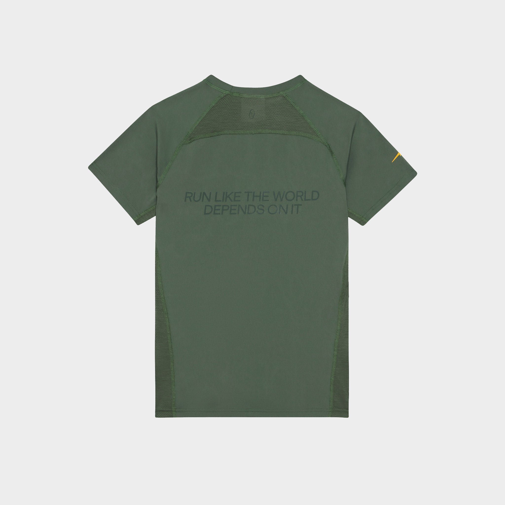 Women's Graphic Performance T-Shirt - Khaki/Orange