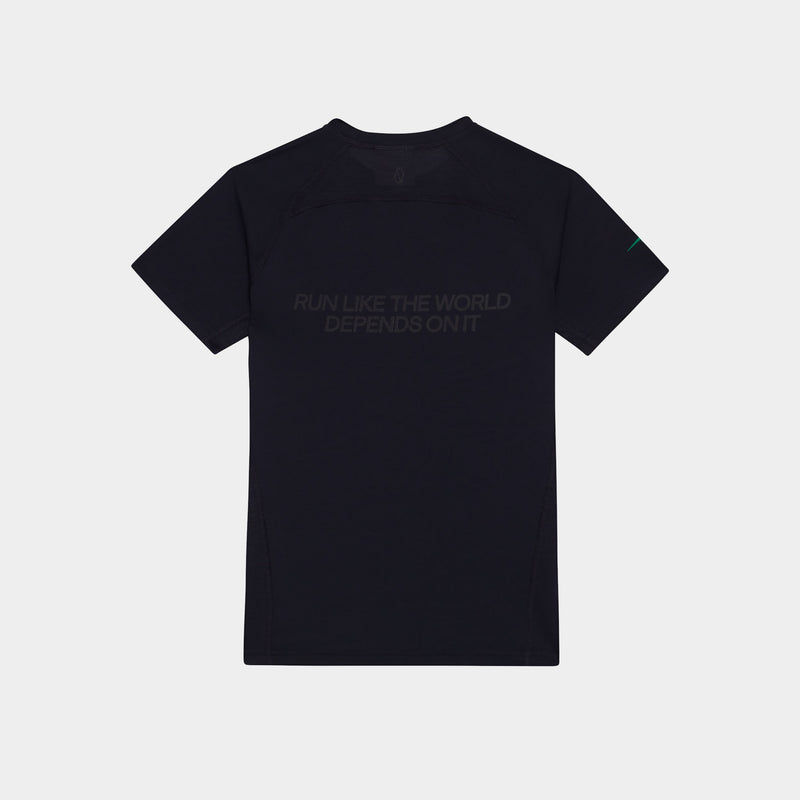 Women's Graphic Performance T-Shirt - Navy/Green