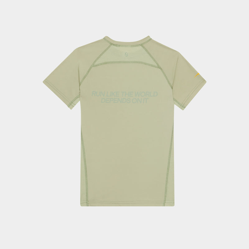 Women's Graphic Performance T-Shirt - Sage/Orange