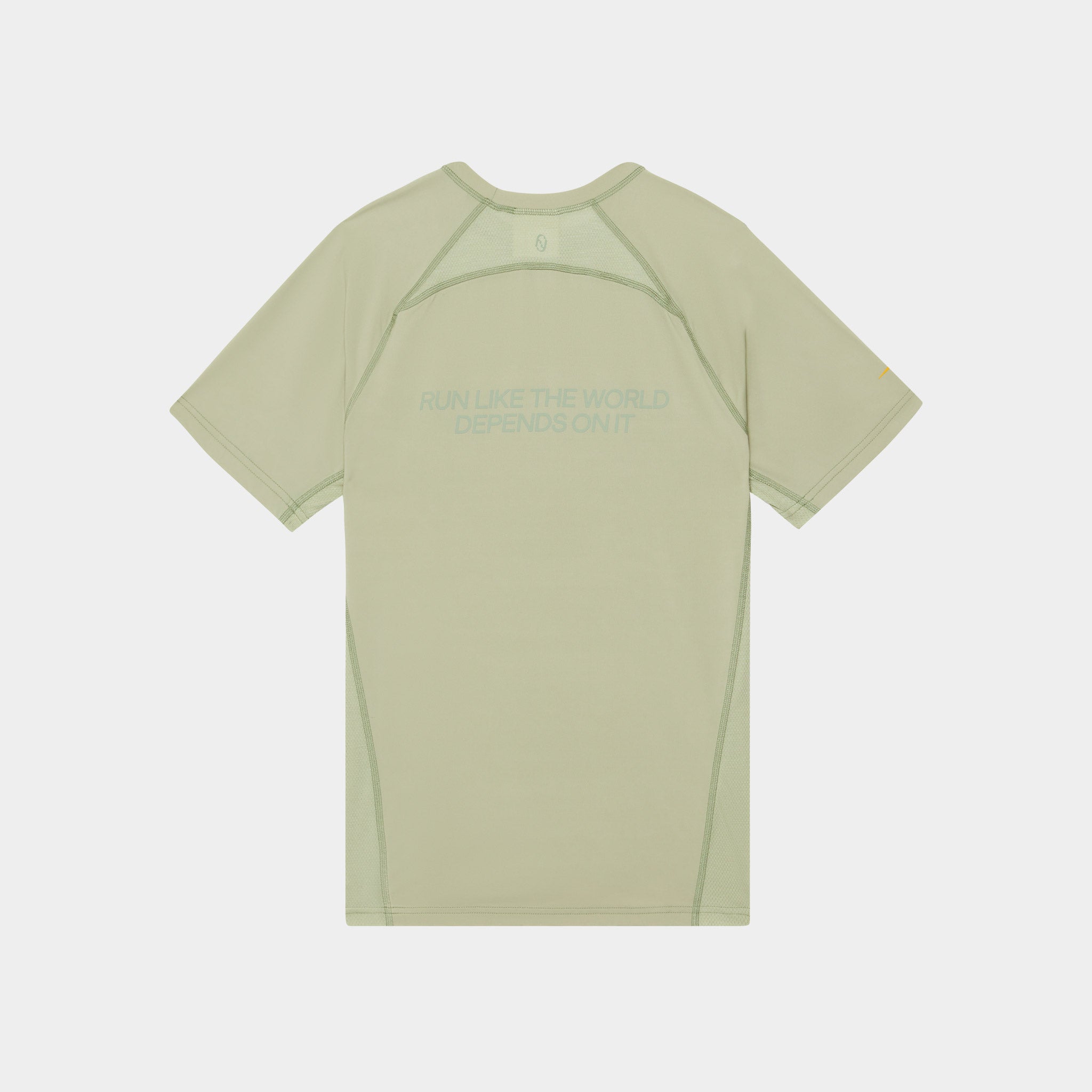 Men's Graphic Performance T-Shirt - Sage/Orange